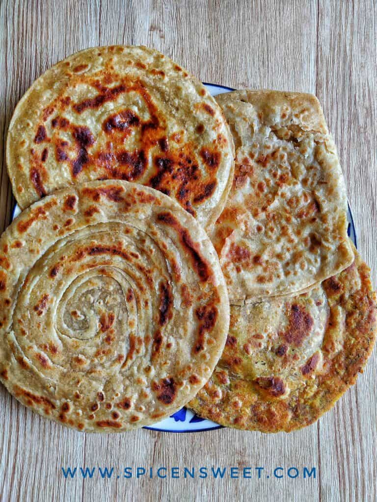 4 Easy ways to make Namkeen and spicy parathas