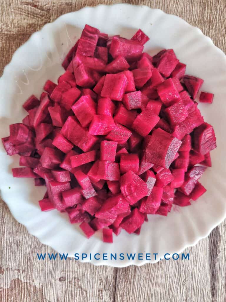 Beetroot sabzi recipe