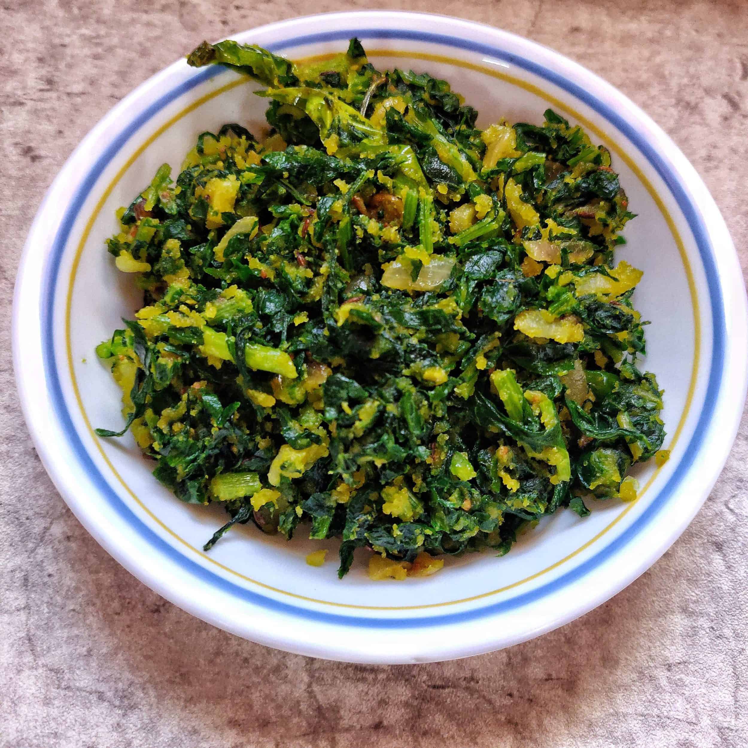 Mooli ka saag | SpicenSweet